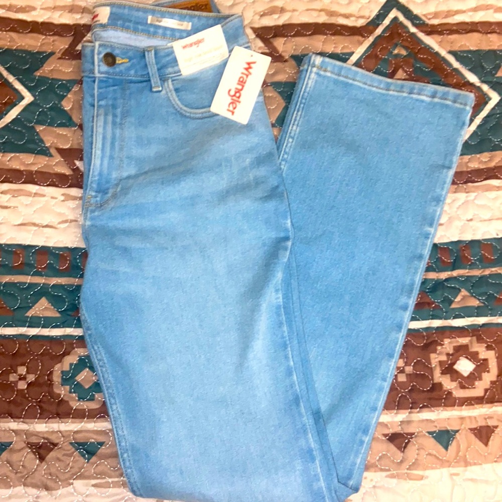 NWTS BRAND NEW WRANGLER 10/30X34 Jeans High Rise Bold Boot Bootcut Denim 10 30